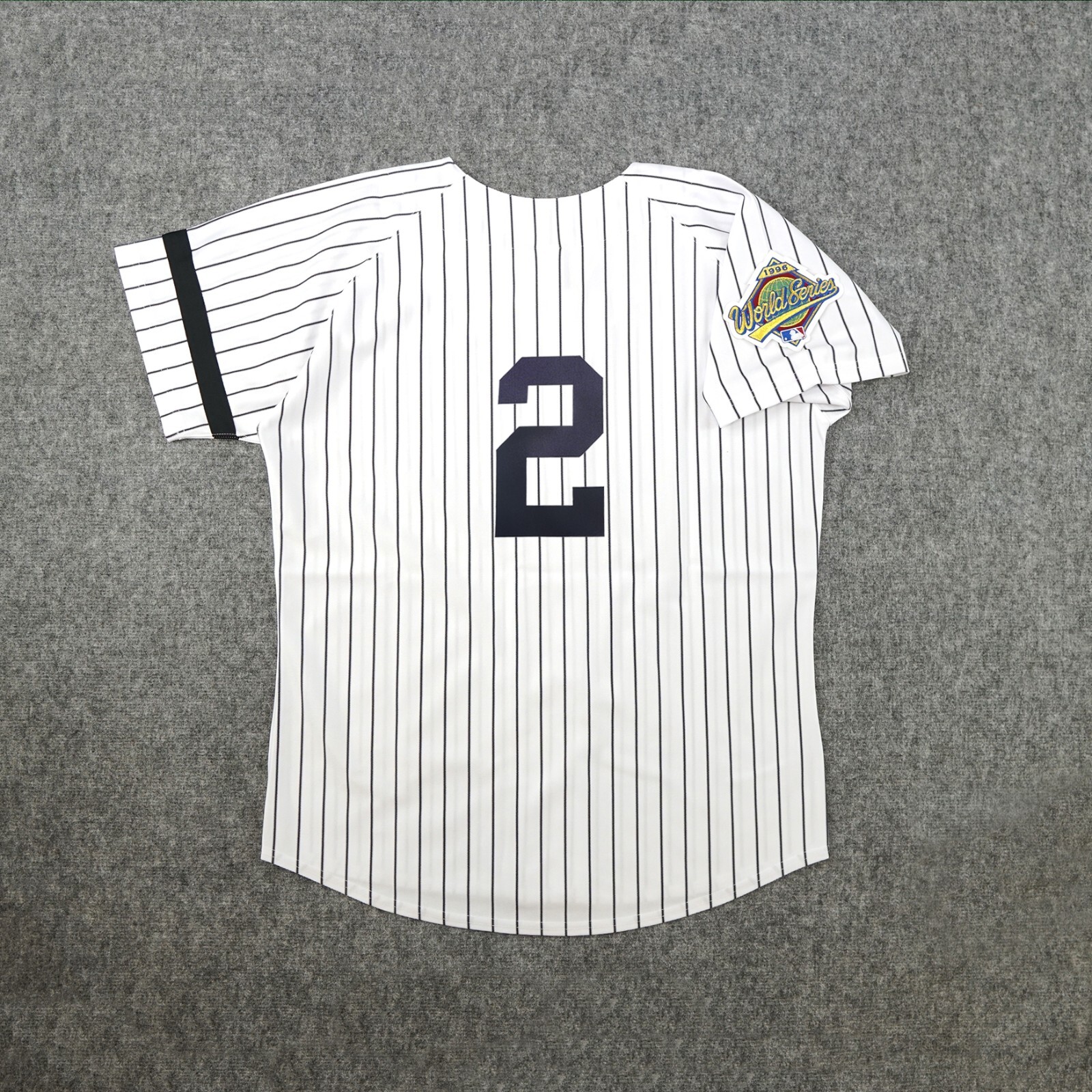 Derek Jeter 1996 New York Yankees World Series Men’s Home Cooperstown Jersey