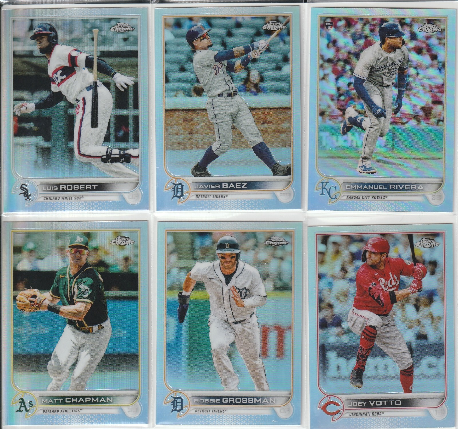 2022 Topps Chrome REFRACTORS Pink Sepia X-fractors Negative Magenta YOU PICK!