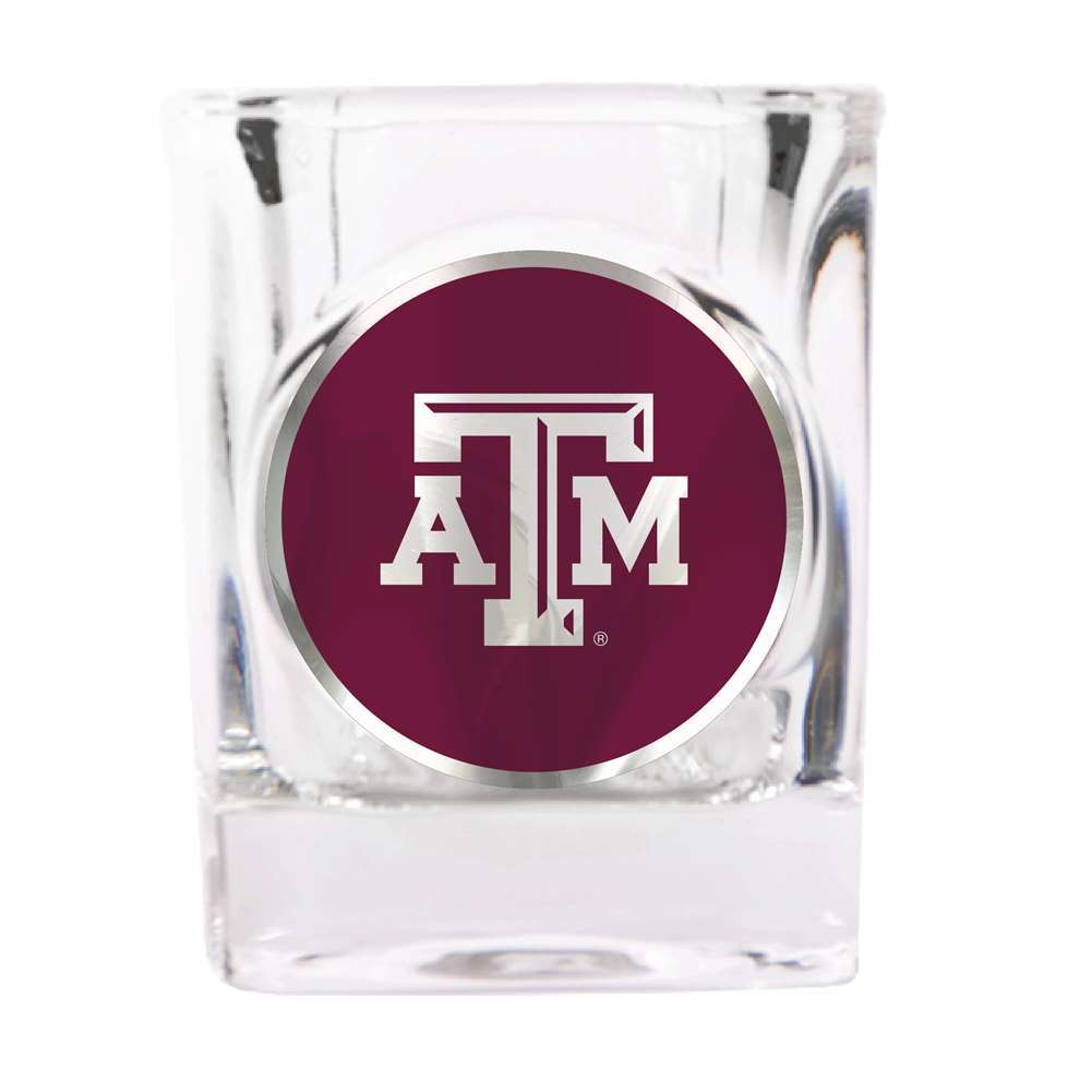 Texas A&M Aggies Shot Glass – Metal Logo