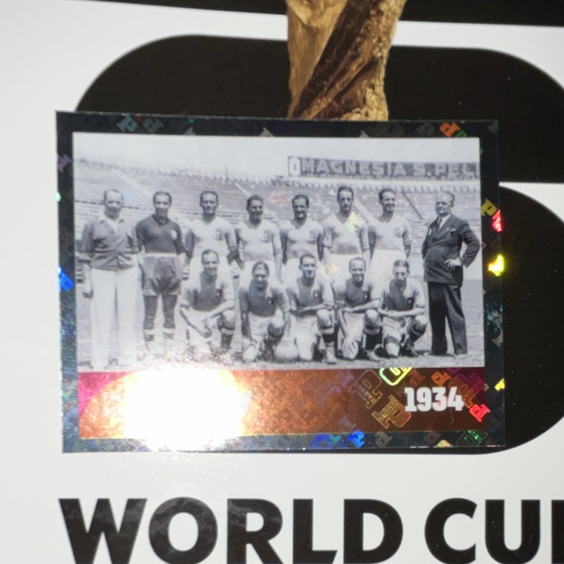 Panini FIFA World Cup 2026 Italy 1934 (FCW #9 Card Hologram Soccer Trading Card