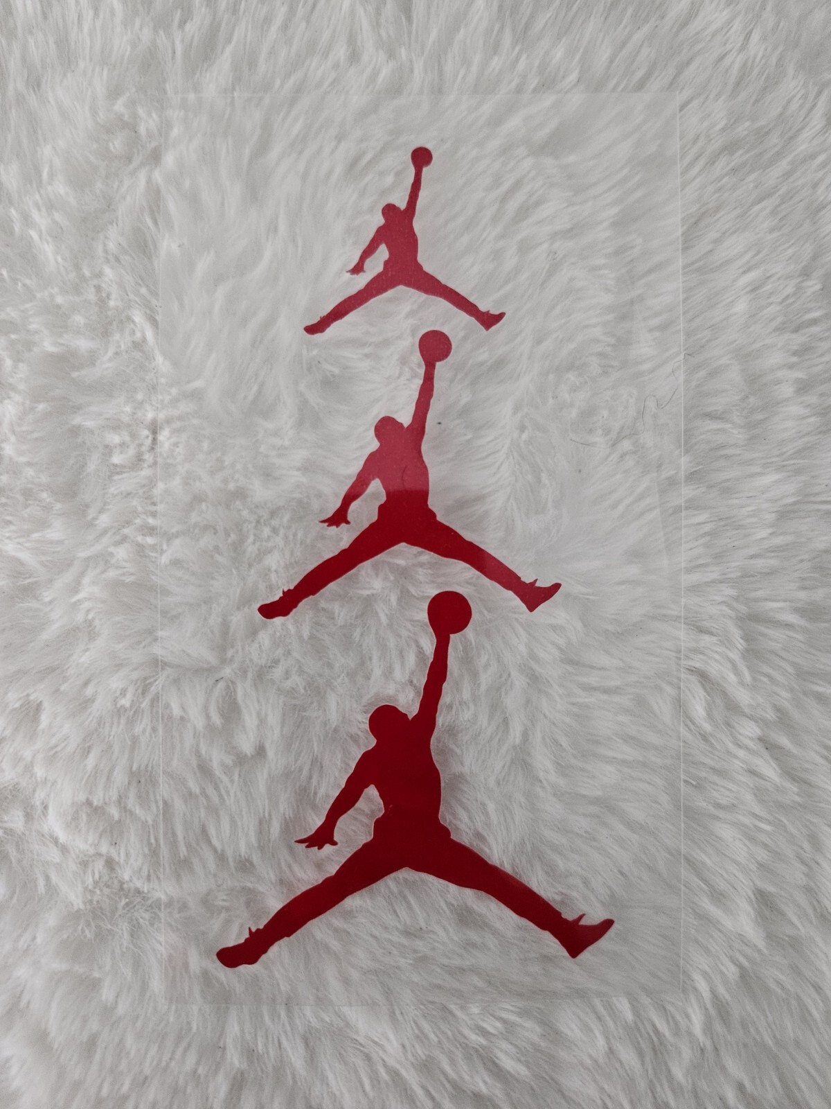 3 DIFFERENT SIZES Jumpman Jordan Logo Iron On Decal / FREE SHIPPING in US DIY