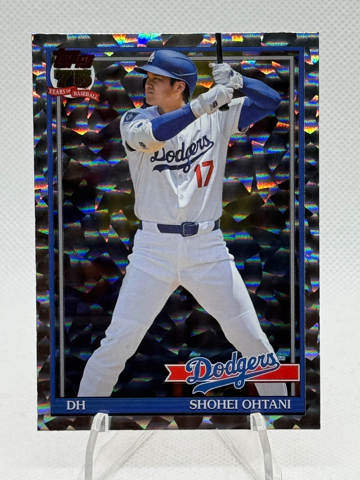 2026 Topps Series 2 Shohei Ohtani 1991 Baseball Crackle Foil #91B2-1 Dodgers