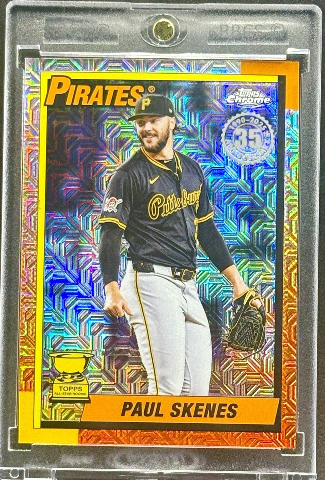 Paul Skenes RARE ROOKIE CUP MOJO REFRACTOR CHROME INVESTMENT CARD PIRATES MINT