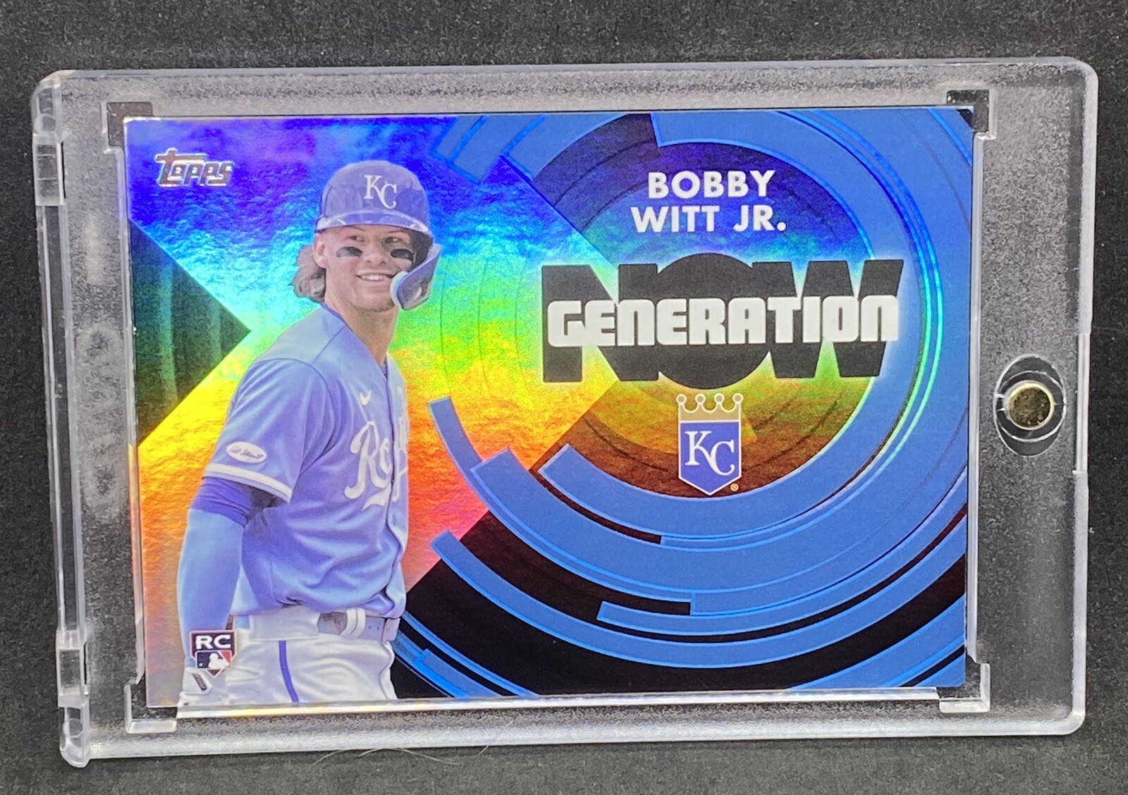 Bobby Witt JR RARE ROOKIE RC HOLO FOIL REFRACTOR INVESTMENT CARD TOPPS ROYALS