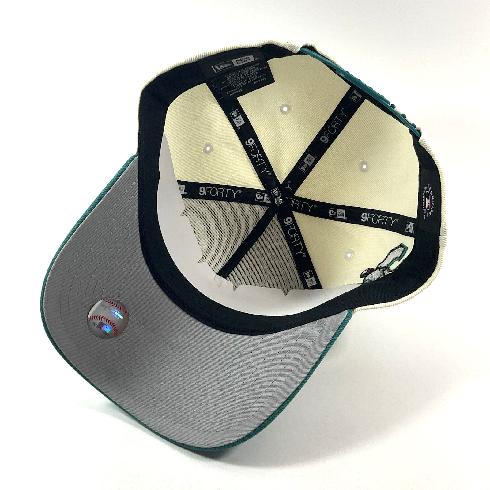 New Era Seattle Mariners Exclusive GRIFFEY Cream 9FORTY A-Frame Snapback Hat Cap