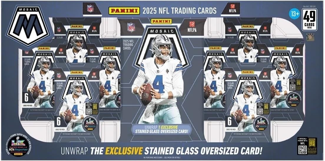 2025 Panini NFL Mosaic Costco Exclusive Box Brand NEW Factory Sealed