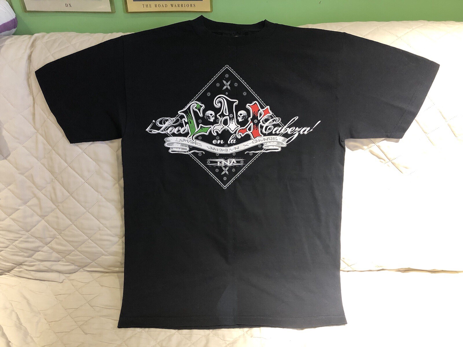 Vintage TNA Wrestling LAX Latin American X-Change Double Sided Wrestling Tee MED