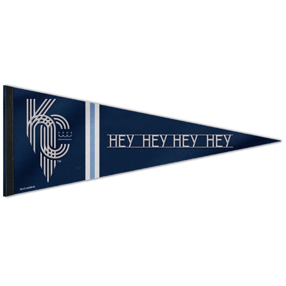 KANSAS CITY ROYALS HEY HEY CITY CONNECT ROLL UP PENNANT 12″x30″ NEW WINCRAFT 👀