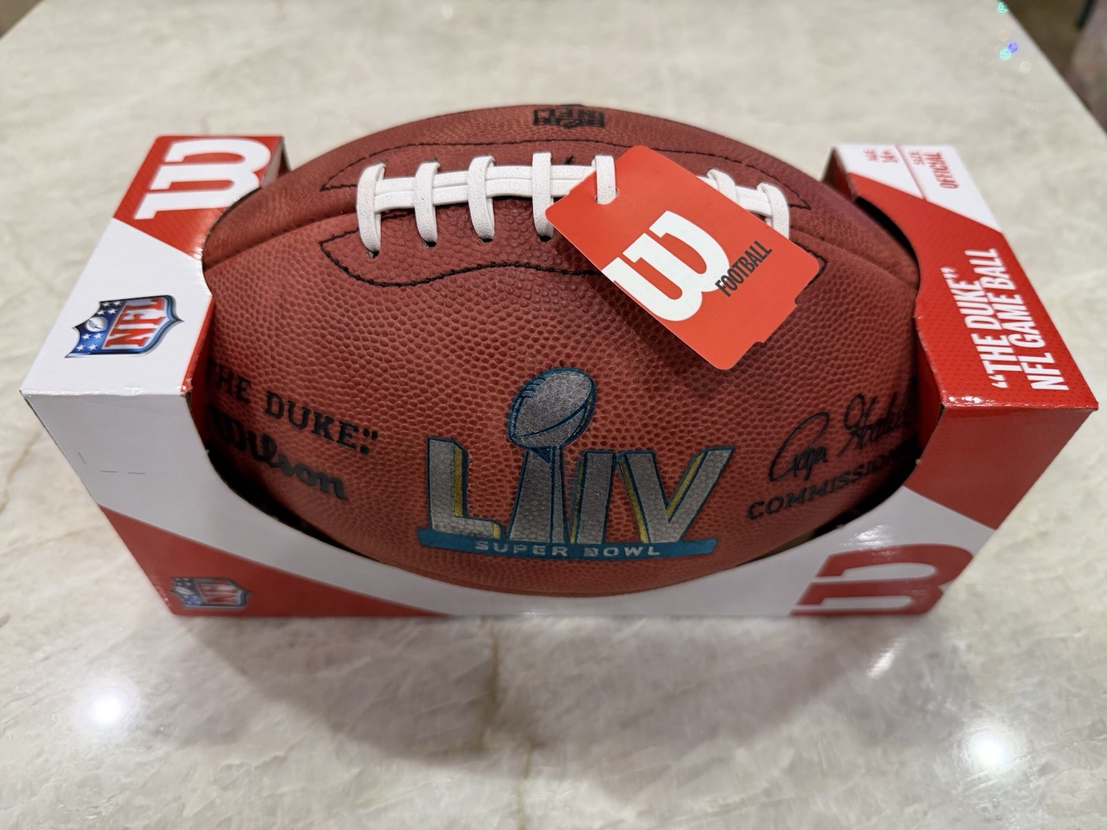 🏈 Wilson NFL Super Bowl LIV Official Game Football – New in Box – Collectible