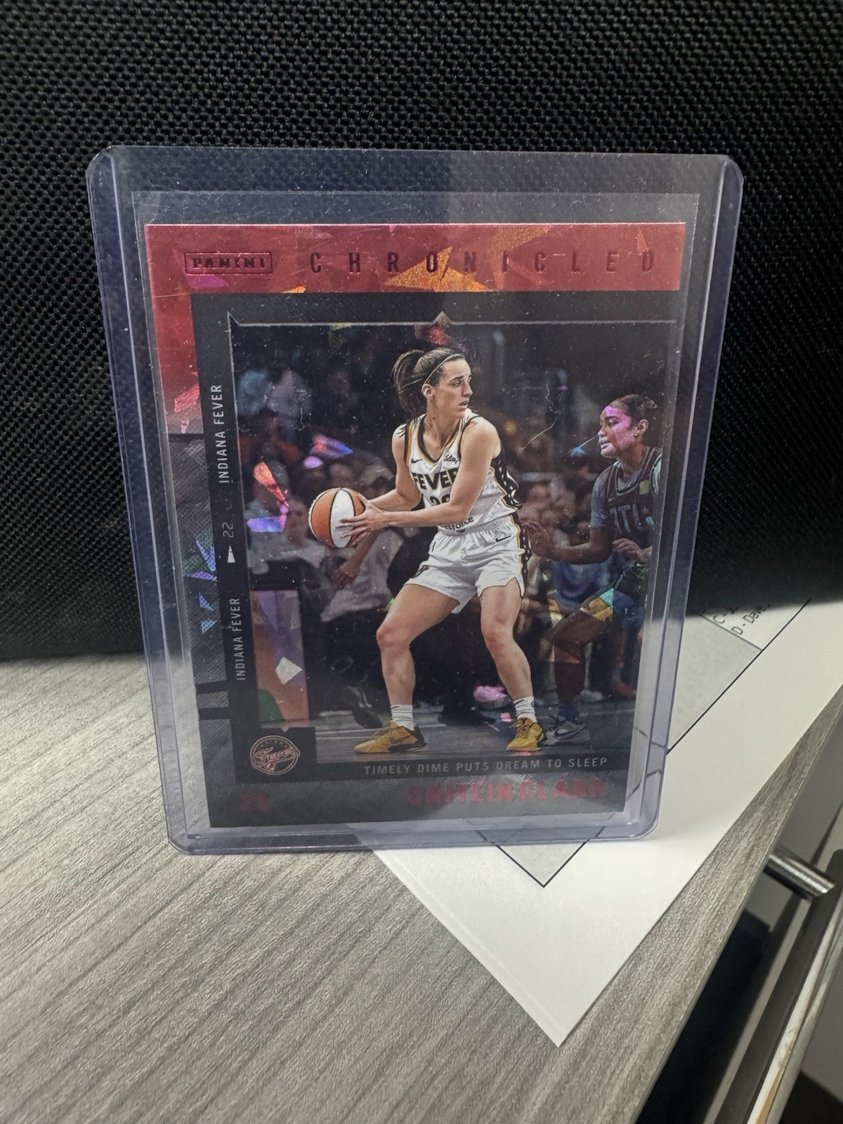 2025 Panini Caitlin Clark Chronicled – WNBA Caitlin Clark #31 Red Cracked Ice