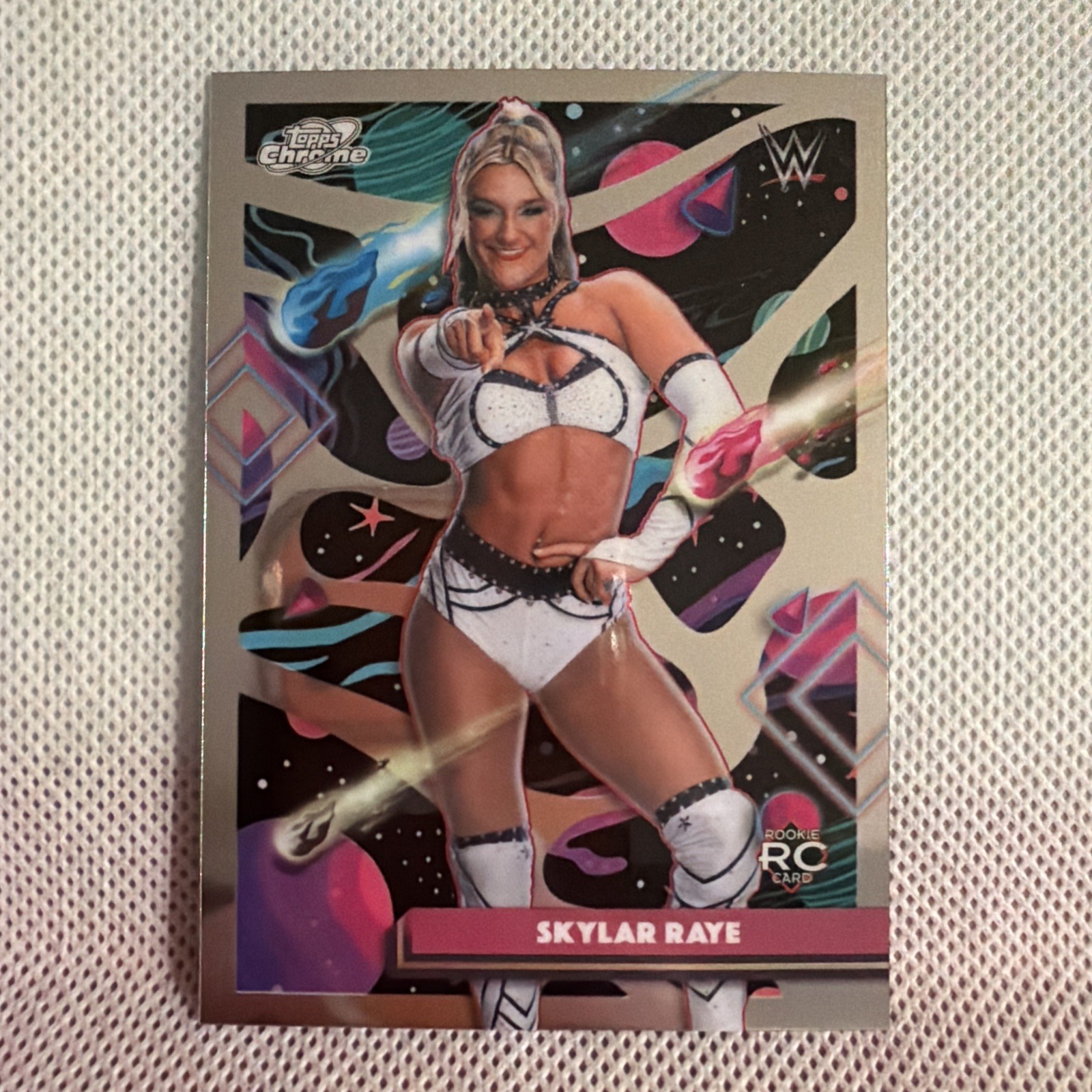 2026 Topps Chrome Cosmic WWE #113 Skylar Raye Rookie Card RC Base QTY
