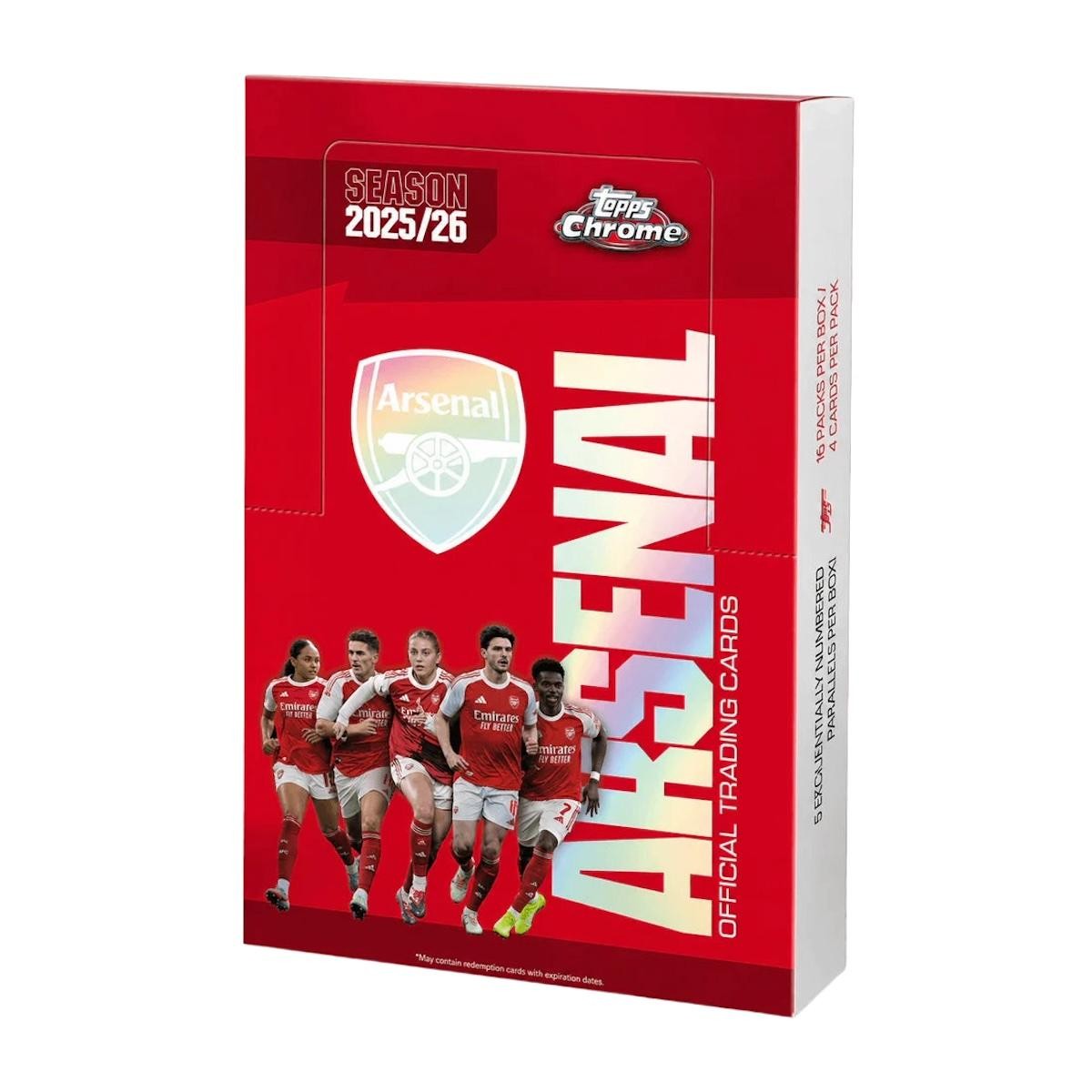2025/26 TOPPS CHROME ARSENAL SOCCER HOBBY BOX