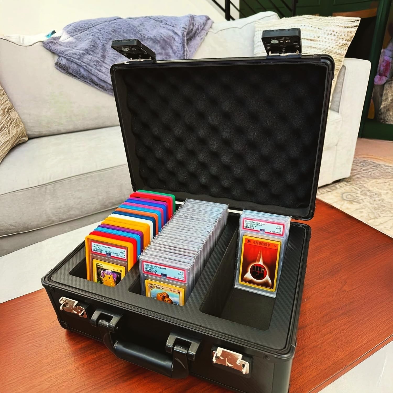 PSA Graded Card Case with TSA Lock Protection
