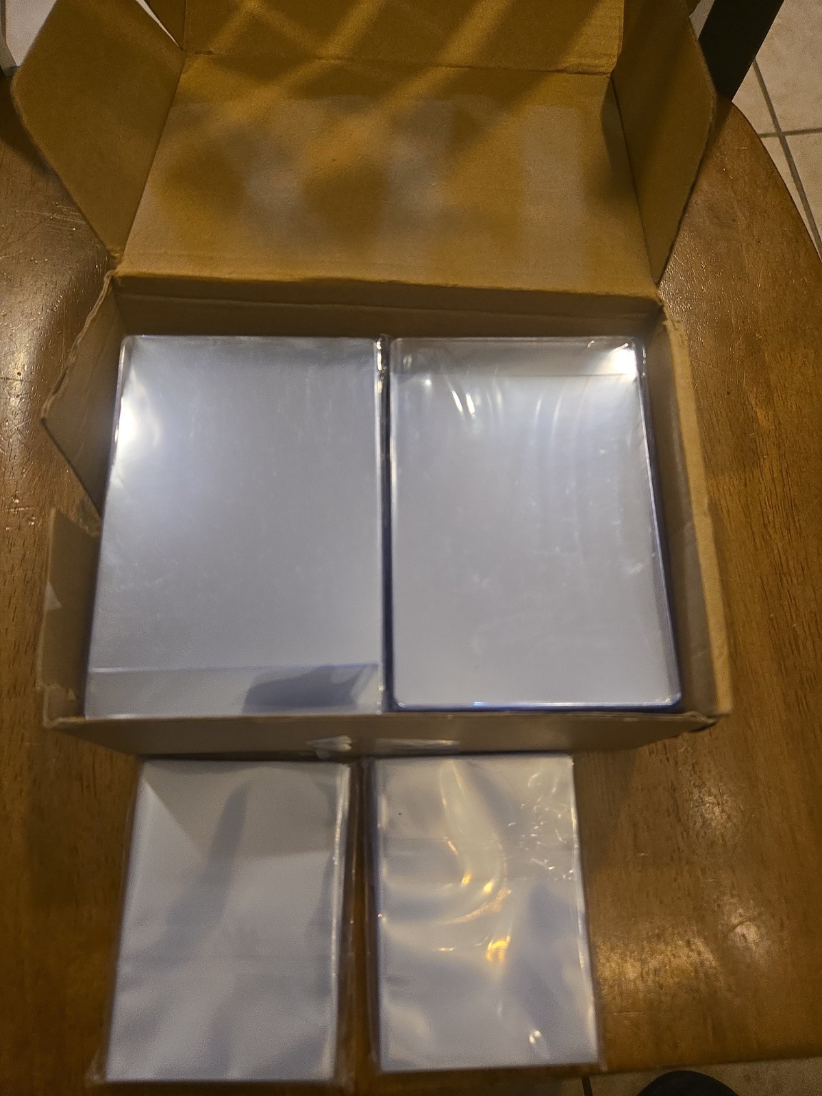 200pcs 3X4 Top Loaders 35pt Rigid Sleeves Standard Sized Trading Sports Cards .1