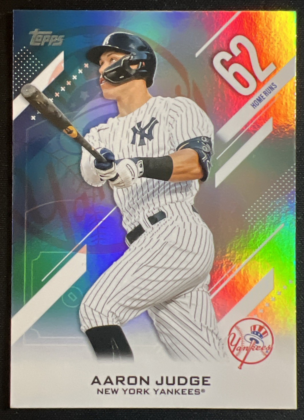 2026 Topps Series 2 Aaron Judge #CN-1 Crooked Numbers Insert – 62 HR’s