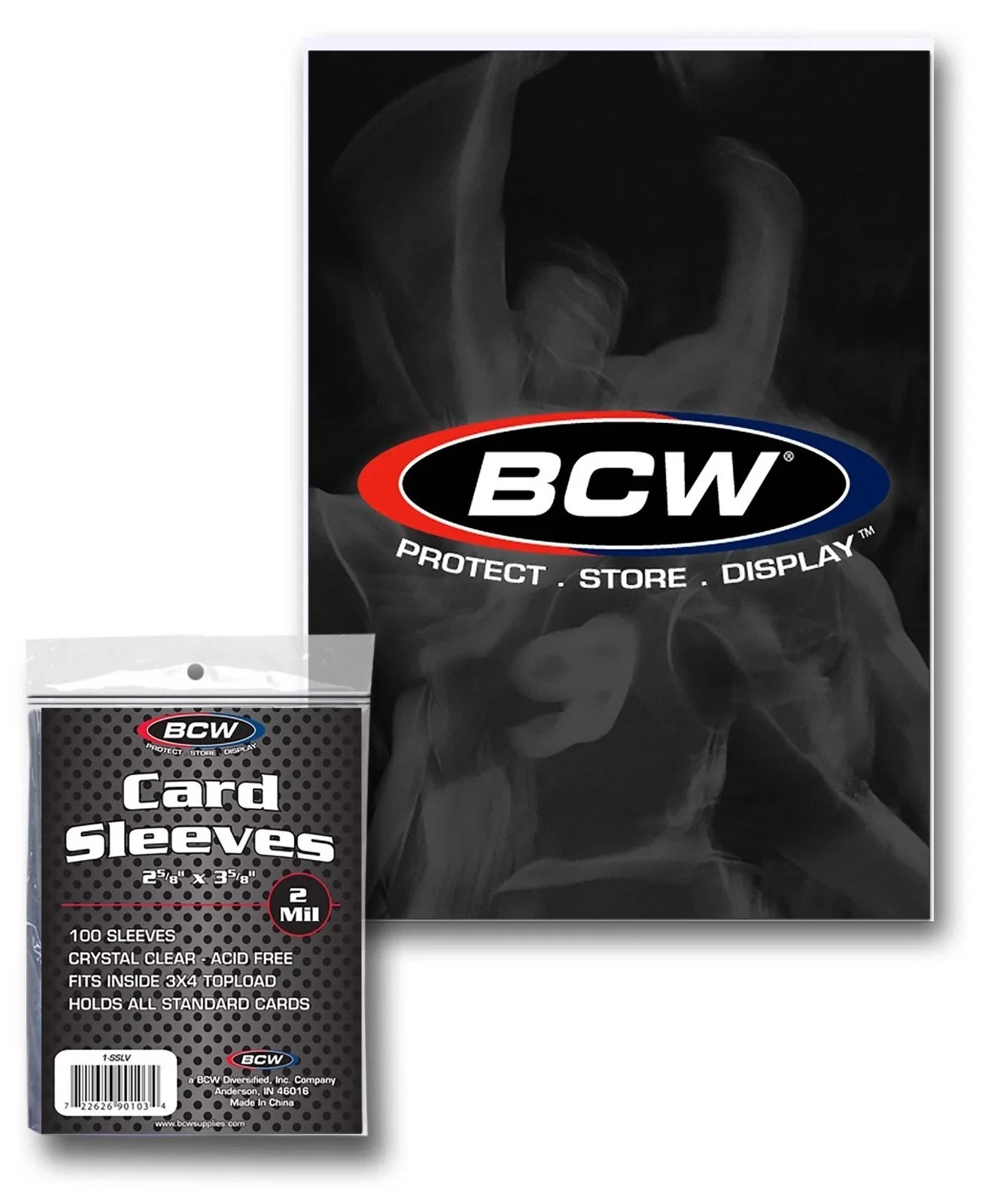BCW Regular Toploaders 3×4 Top Loaders Standard Cards U Pick 25 50 100 200 1000