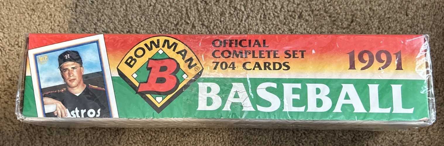 1991 Bowman Baseball Factory Sealed Complete Set Box 704 Cards