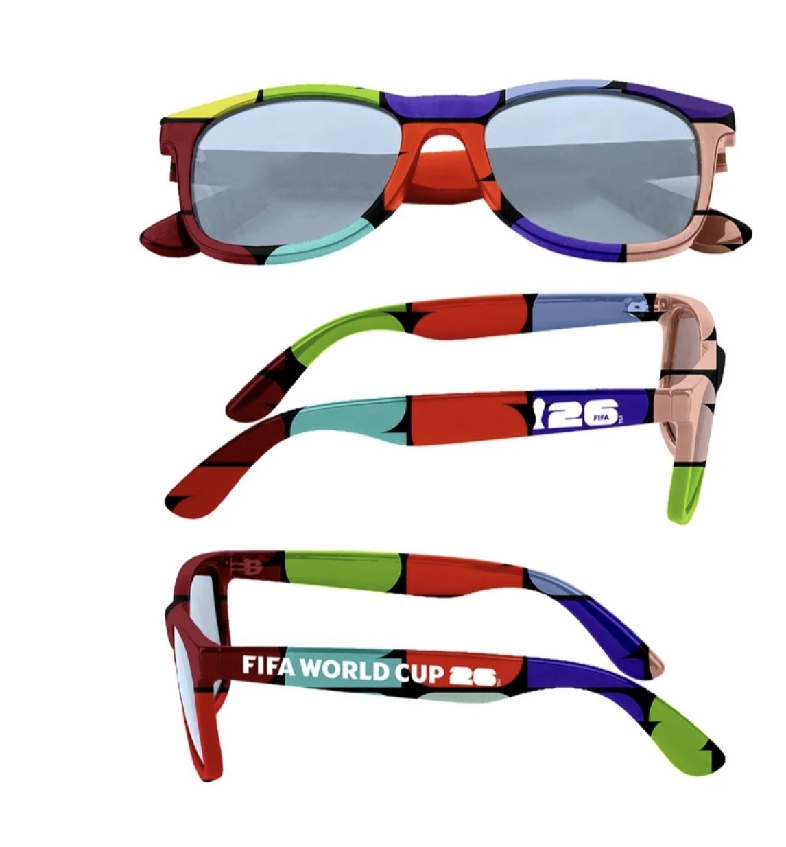 FIFA World Cup 2026 Multi-Color Sunglasses. FAST SHIPPING