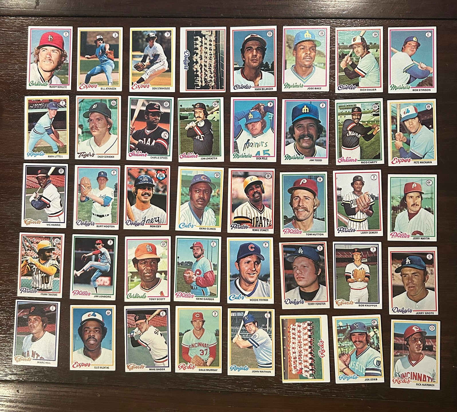 1978 Topps Baseball 40 Card Lot Vintage EX/EXMT Set Builder Nice Condition