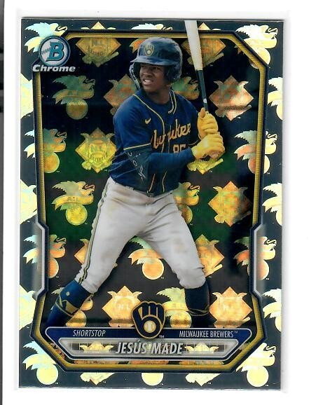 2026 Bowman Jesus Made Chrome BCP-96 League Logofractor SSP Extremely Rare