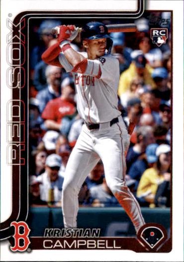 2025 Topps Update #US1 Kristian Campbell Gold #/2025