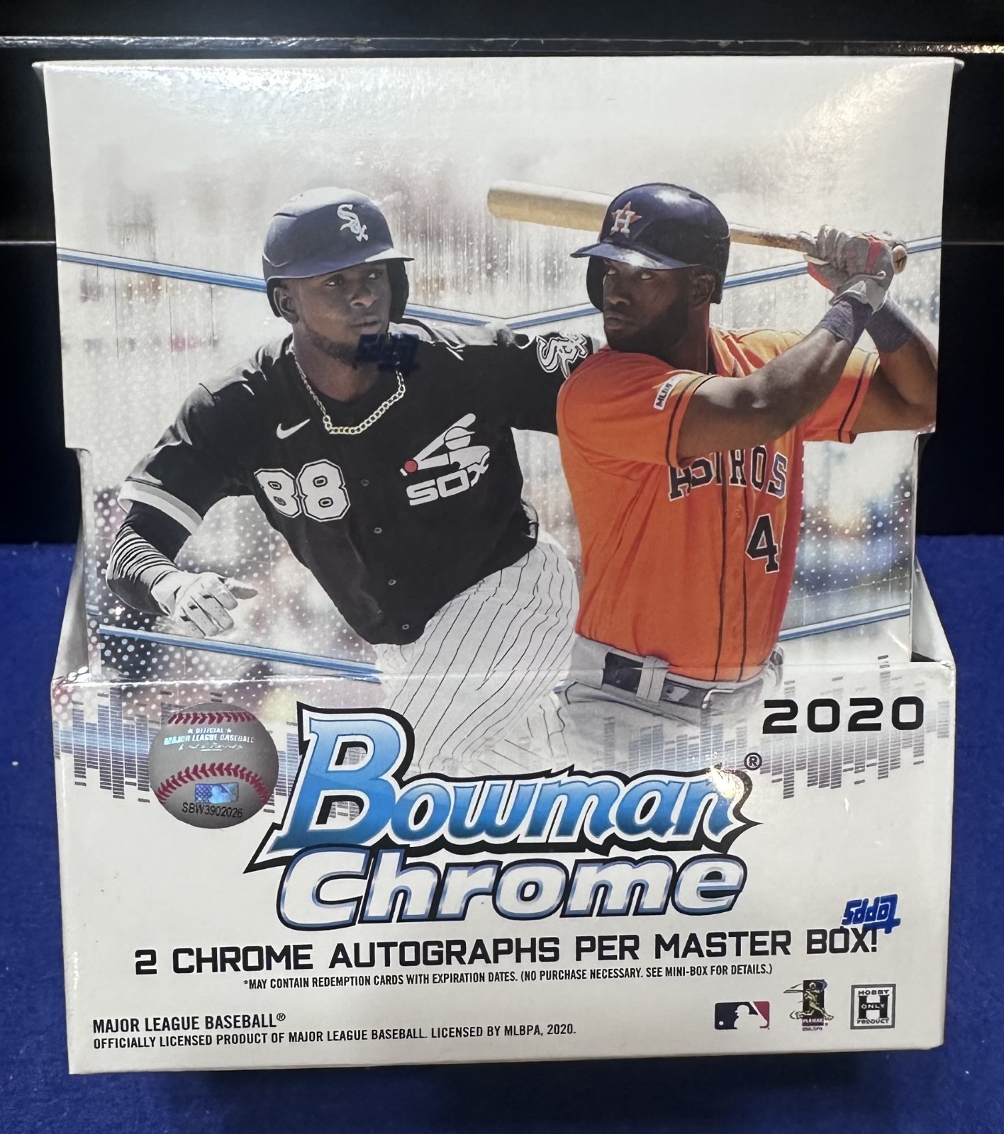 2020 Bowman Chrome Baseball Factory Sealed HOBBY BOX (2 Autos/Box) QTY AVAILABLE