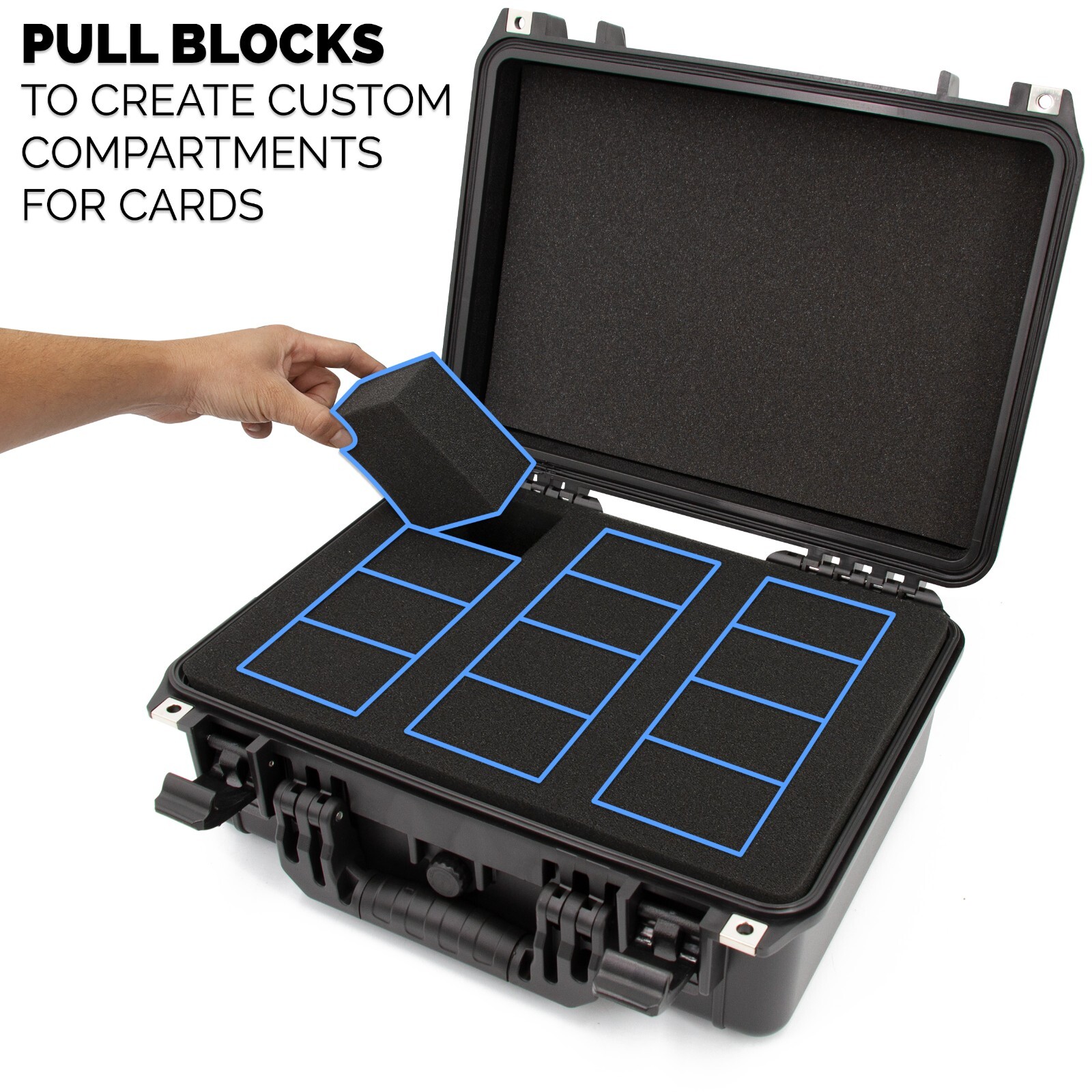 CM Graded Card Case Storage Box FITS 80+ PSA BGS Sports Trading Cards Waterproof