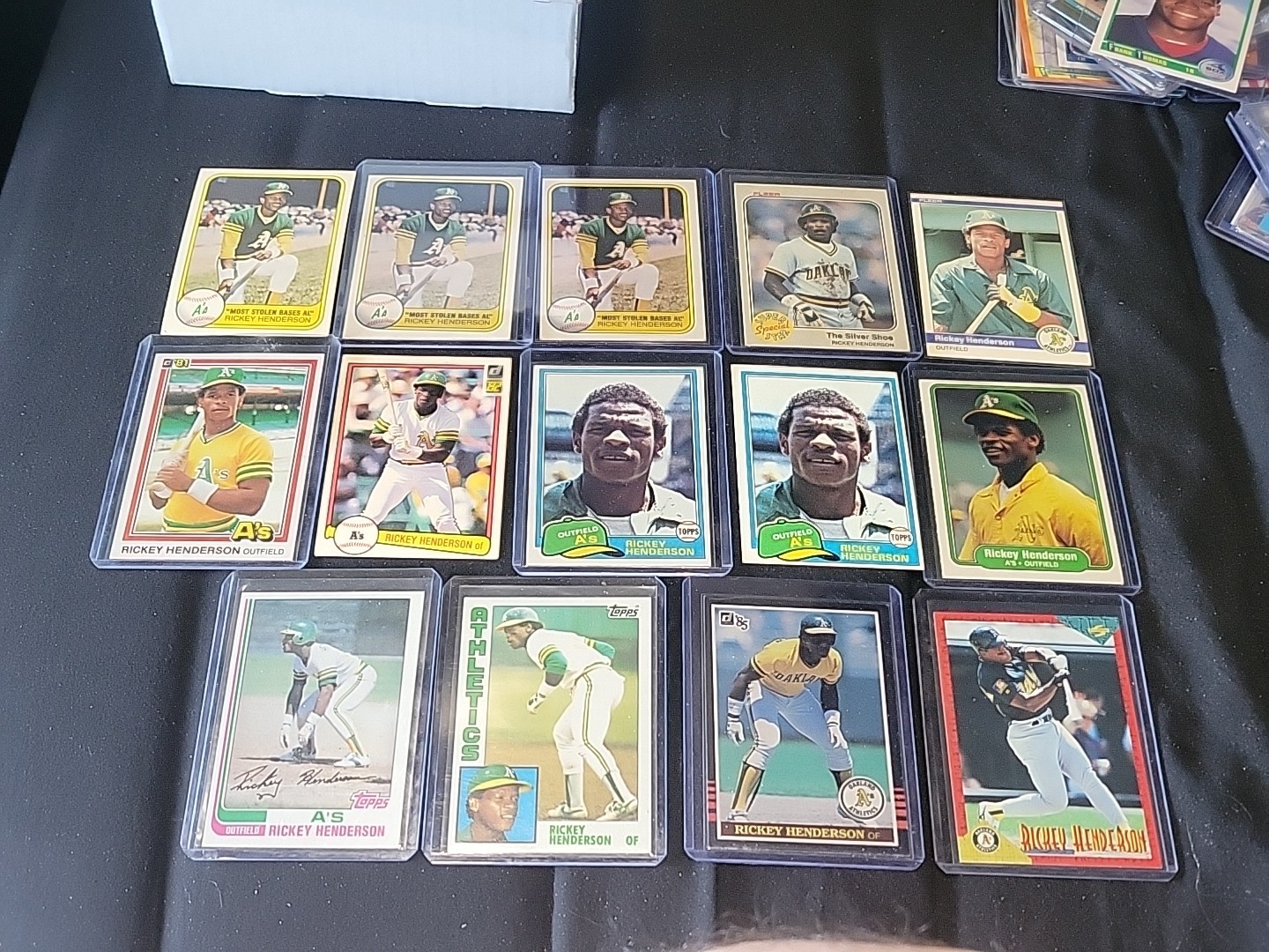 ⚾️Lot Of (14) Rickey Henderson From 1981-1994 Oakland A’s No dings or Creases⚾️