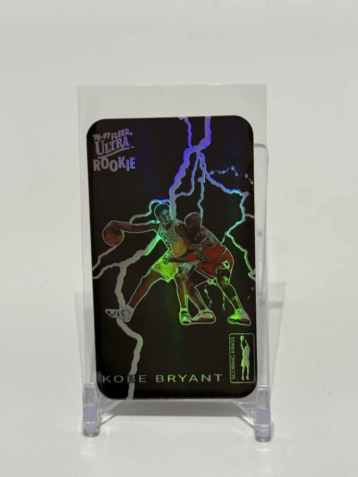 1996-97 Fleer Ultra Scoring Kings Michael Jordan Kobe Bryant Rookie Tobacco Card