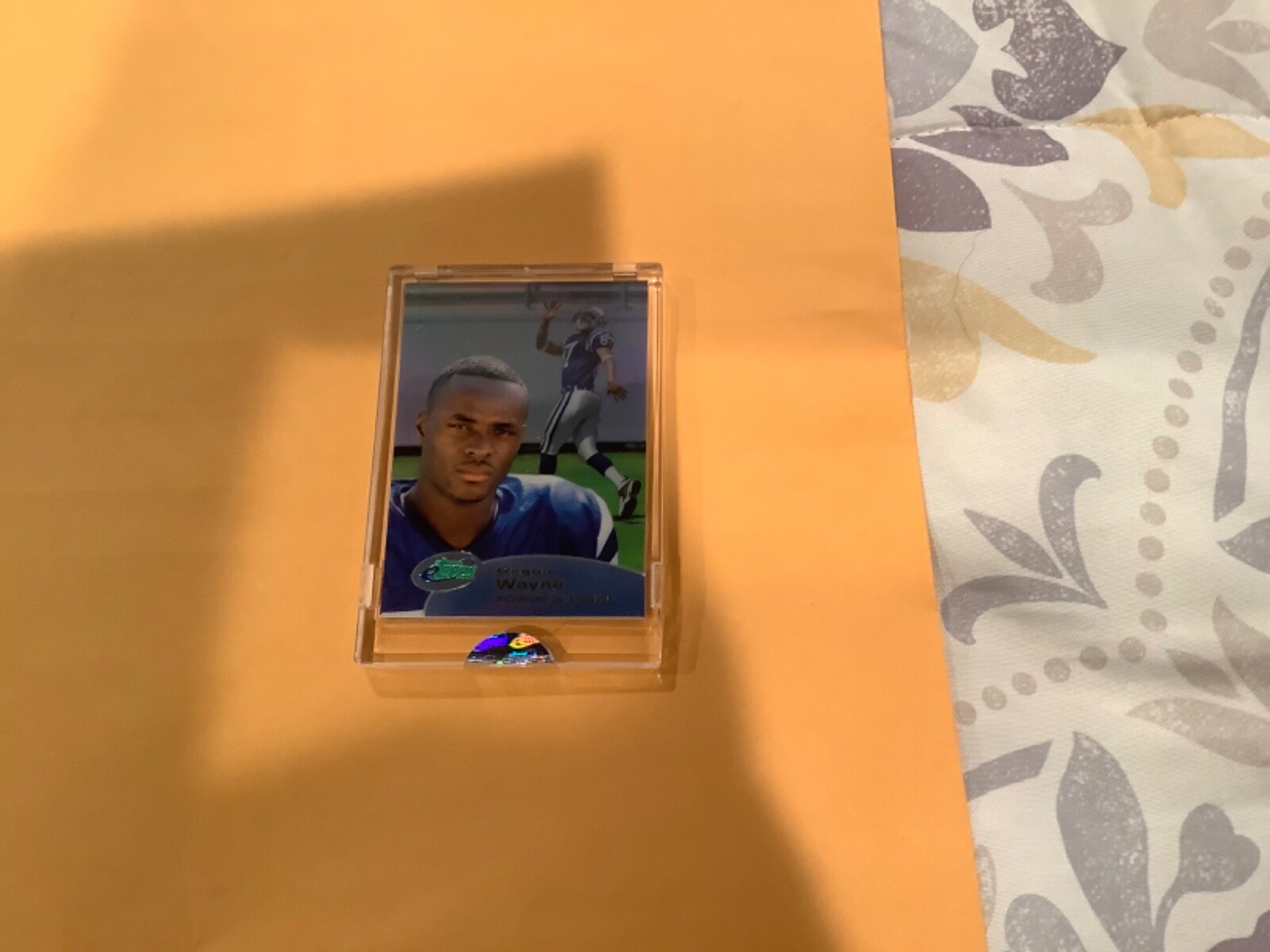 Reggie Wayne RC-2001 Etopps card-NM-Mint-Uncirculated-Low Print run