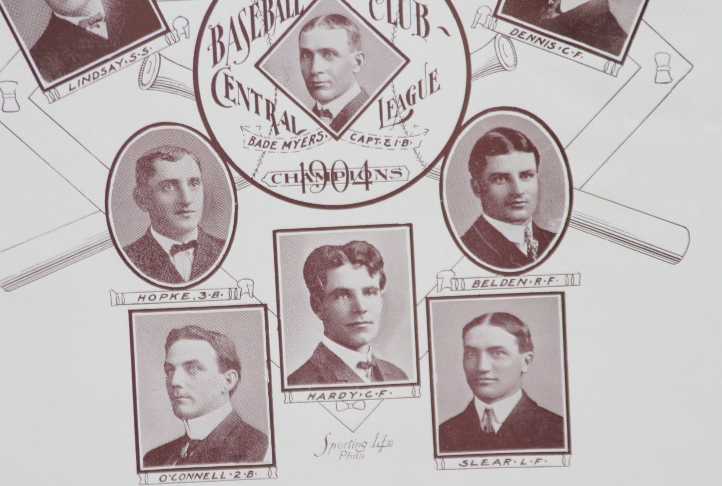 Scarce! 1904 Fort Wayne Railroaders Champions W601 Sporting Life Premium