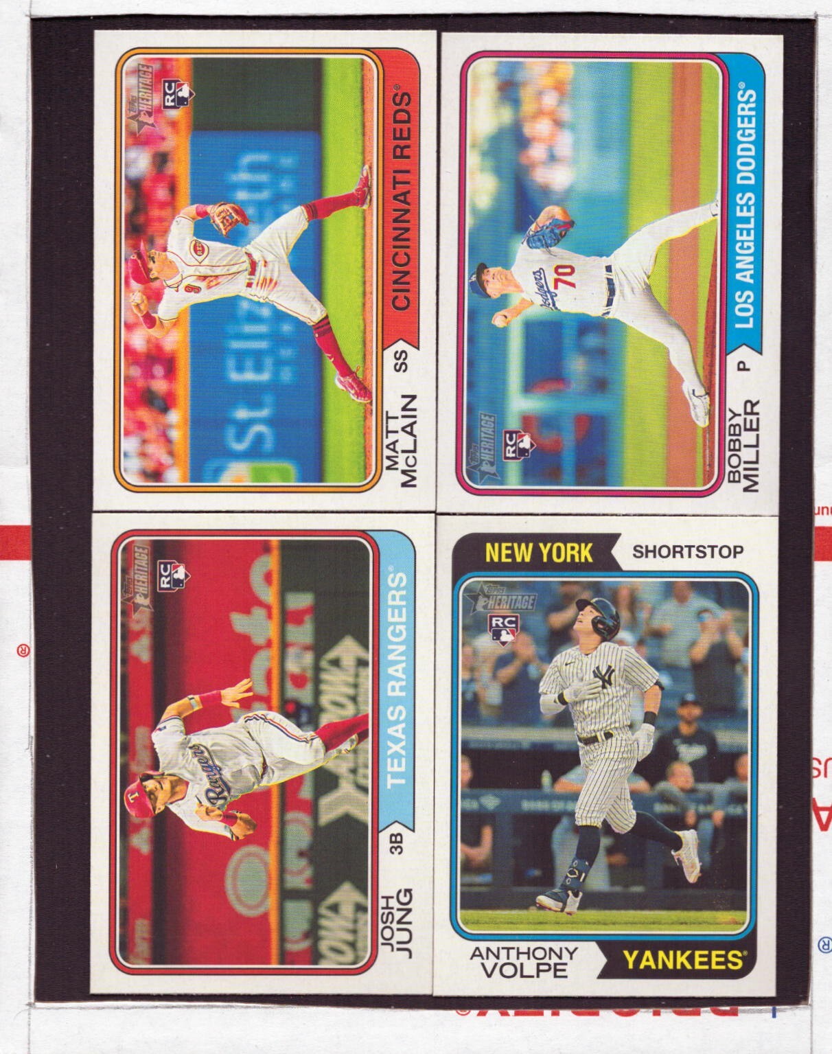 2023 Topps Heritage HIGH NUMBER COMPLETE BASE SET 501-700