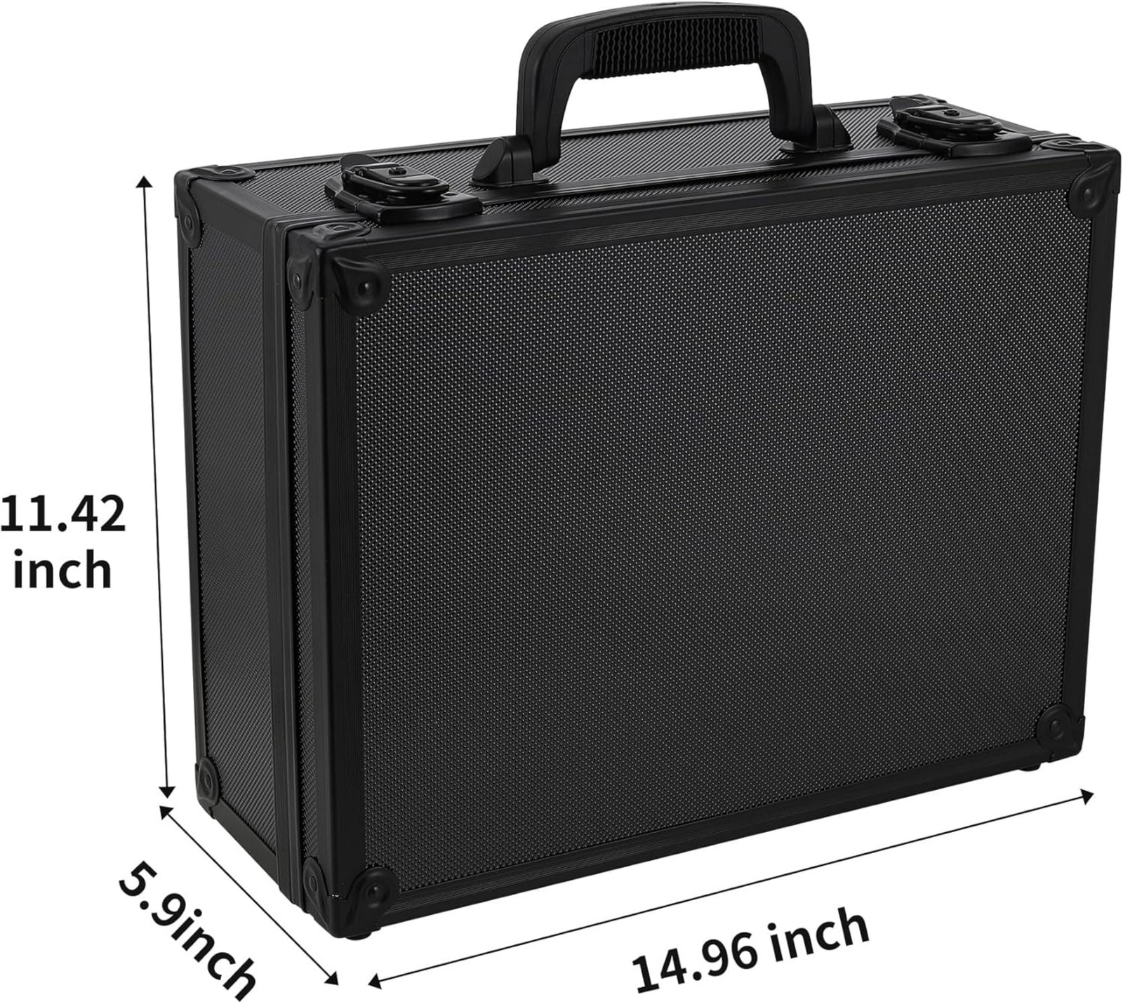 600+ 3″x4″ Capacity 35PT Toploader Box Aluminum Card Alloy Organizer Lockable US