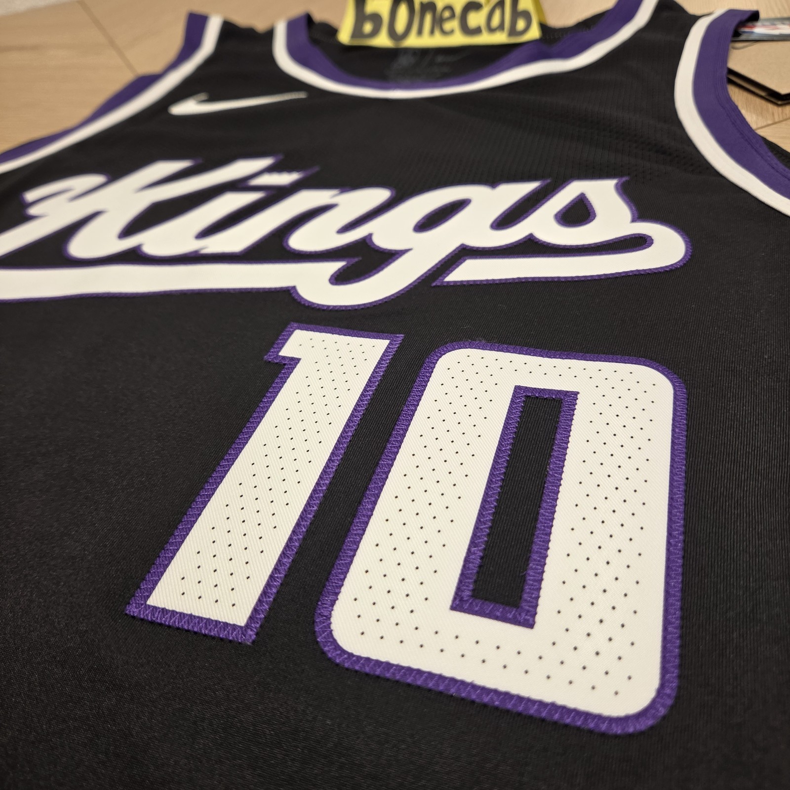 NBA Authentic Jersey Nike 48 Domantas Sabonis Sacramento Kings Icon Edition #10