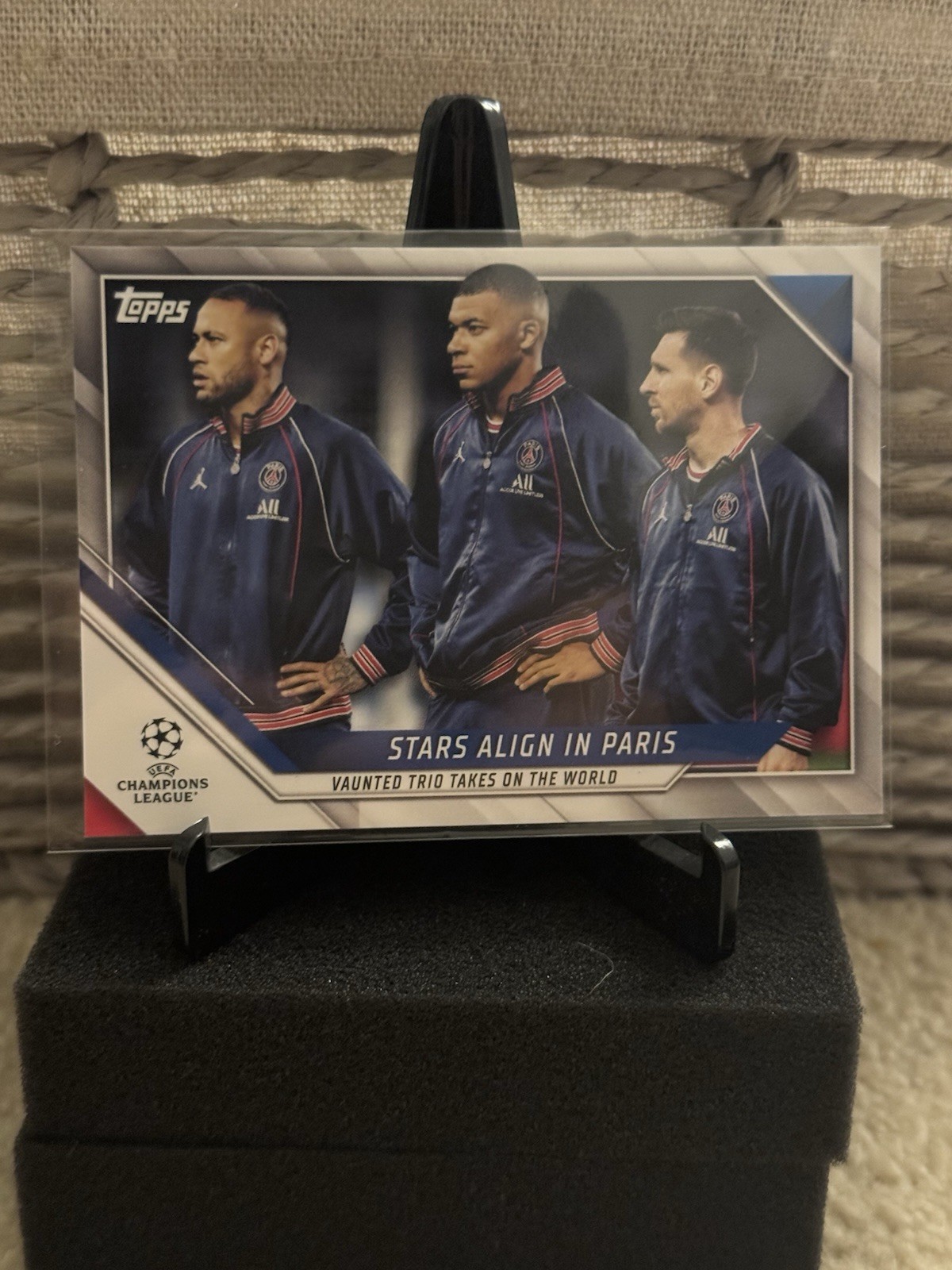 2021-22 Topps Uefa Champions League 1st Edition – Mbappe, Lionel Messi, Neymar