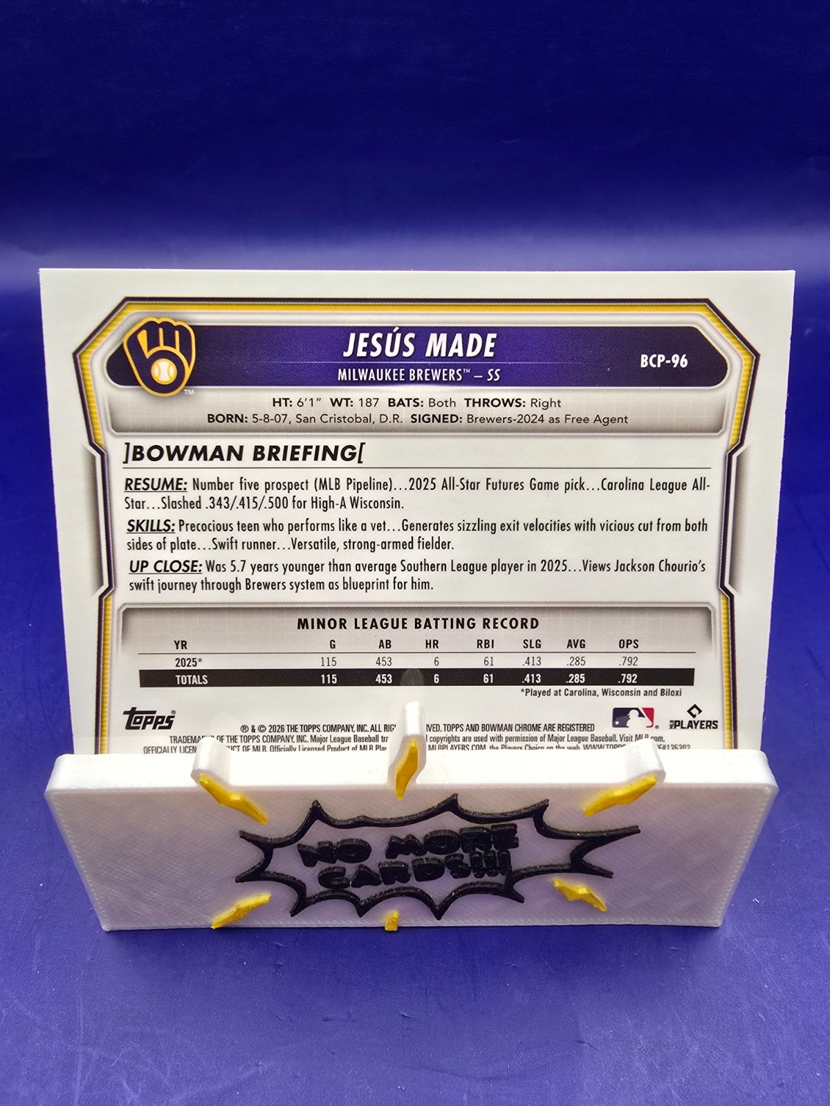 2026 Bowman Chrome Jesus Made