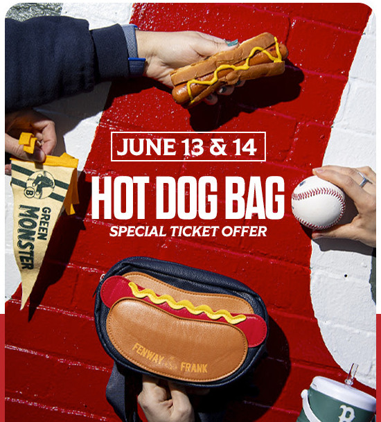 *LIMITED EDITION* BOSTON RED SOX Special Ticket “FENWAY FRANK” HOT DOG Bag