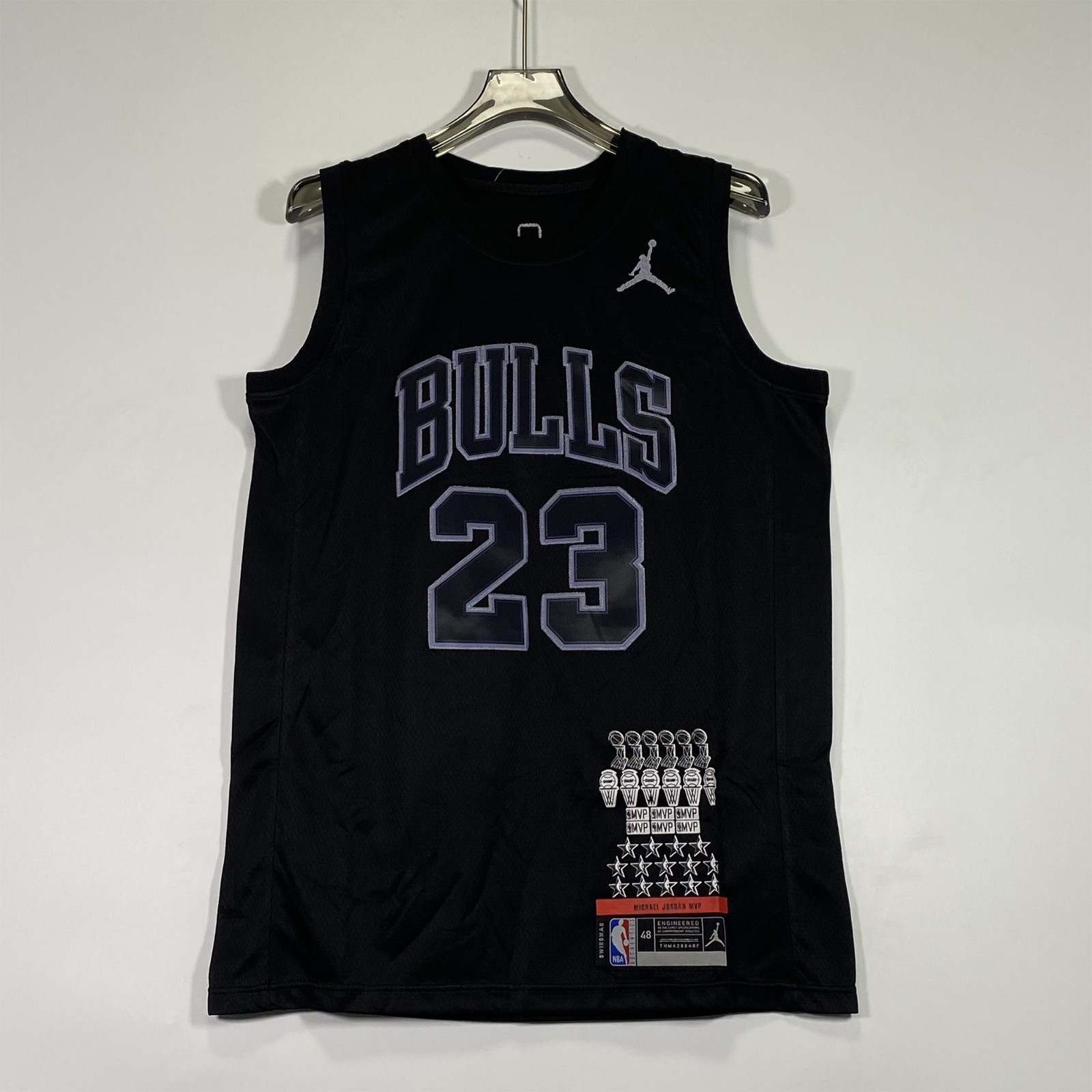 Michael Jordan #23. Black jersey. Stitched design. Fan jersey. Men’s. S-2XL