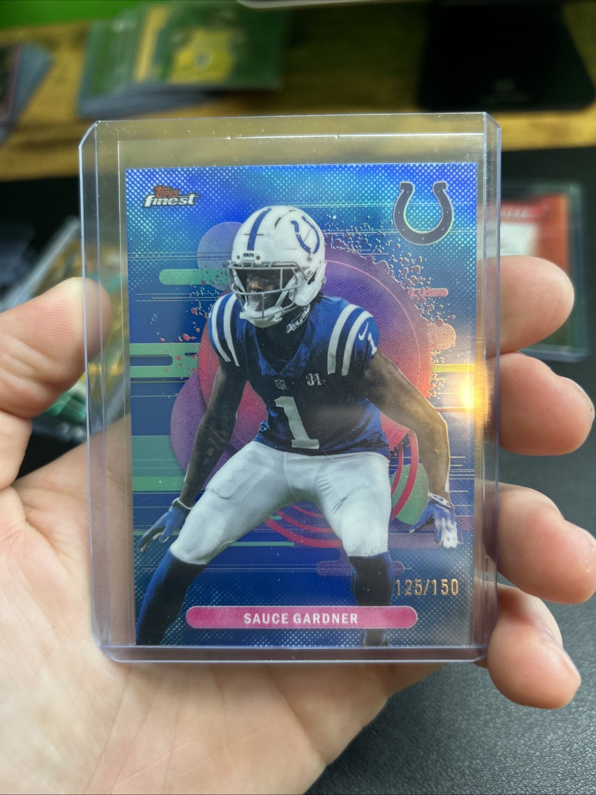 2025 Topps Finest Blue /150 Sauce Gardner