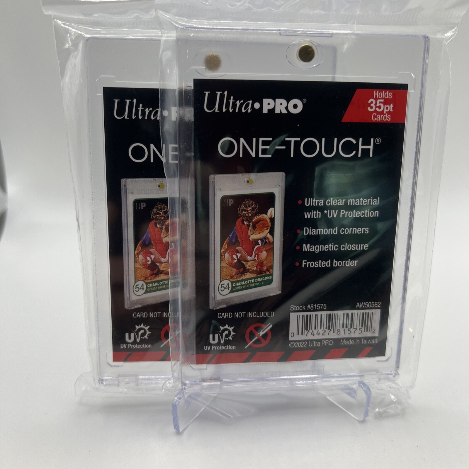 Ultra Pro One-Touch Magnetic Card Holder 35pt Point UV Protection – Lot of 2