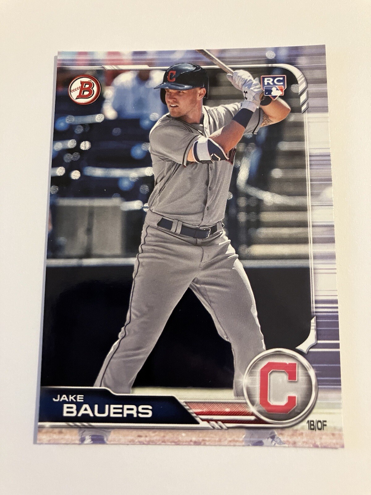 Jake Bauers 2019 Bowman Rookie Card #76 Cleveland Guardians RC