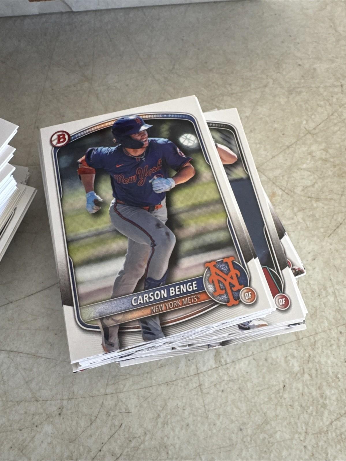 2025 Bowman Draft Complete Paper Set BD1-200 – Eli Willits + More