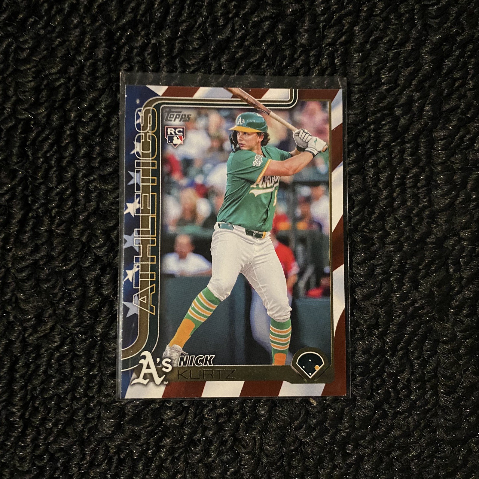 2025 Topps Update Series – Nick Kurtz #US201 Independence Day /76 (RC) ROY SP