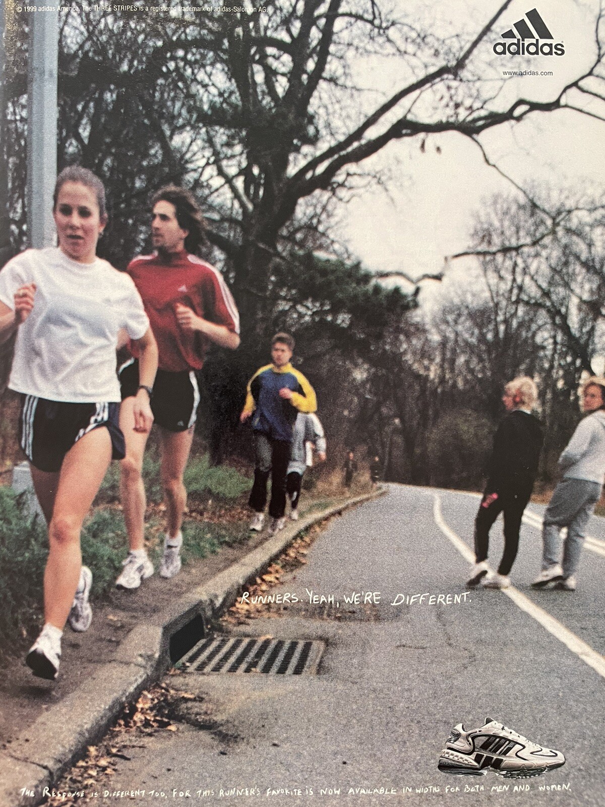 1999 Running Times Magazine March Shoe Buyer Guide, Nike ad