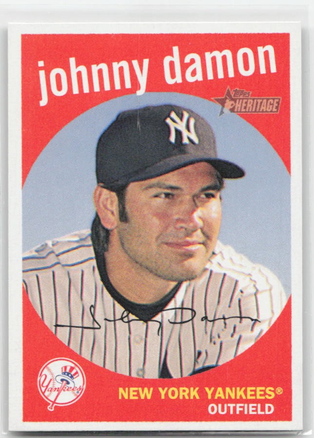 2008 Topps Heritage #155 Johnny Damon