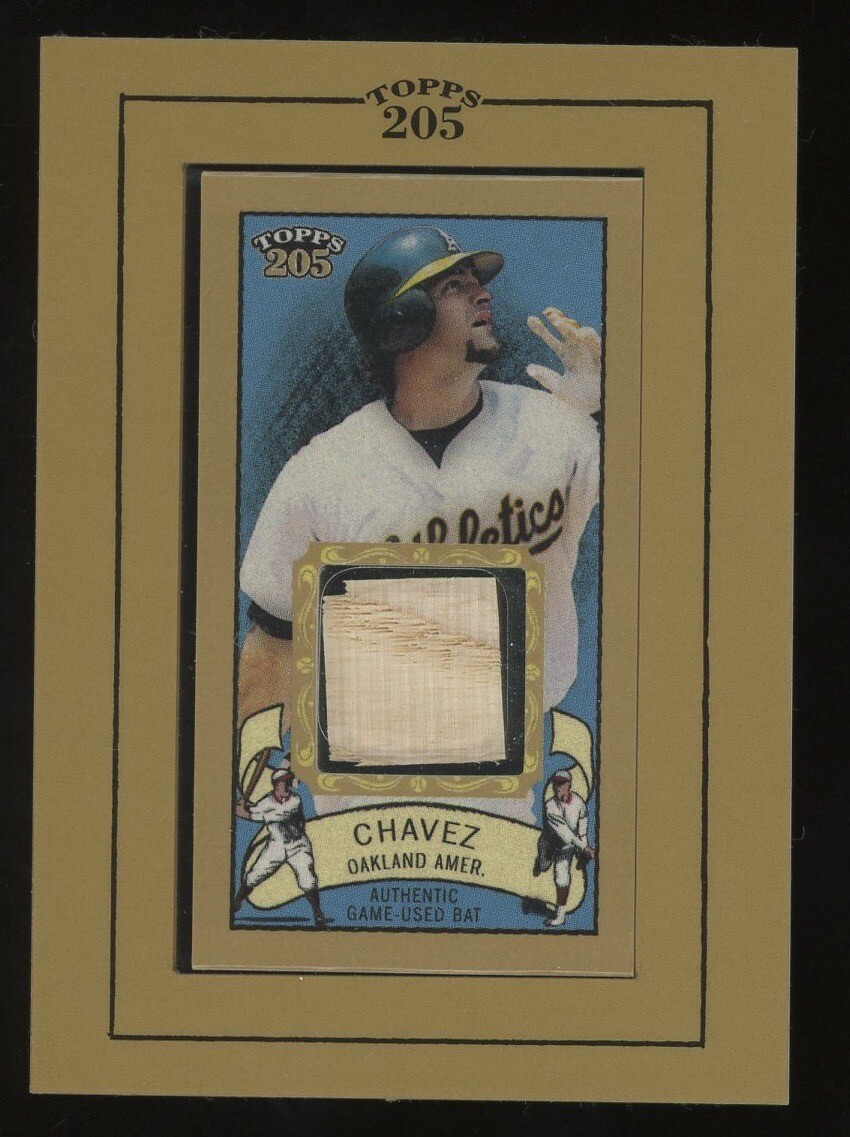 2003 Topps 205 Framed Relics Eric Chavez #TR-EC