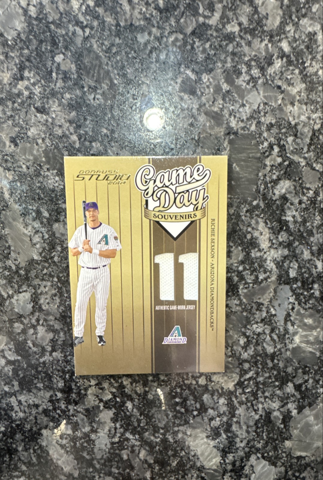 2004 Donruss Studio – Game Day Souvenirs Richie Sexson #GD-6 Jersey Number /250