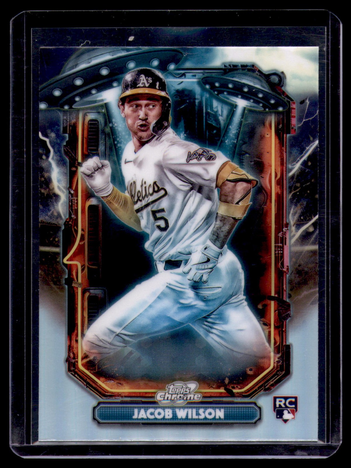 2025 Topps Cosmic Jacob Wilson RC Extraterrestrial Talent #ET-28 Athletics