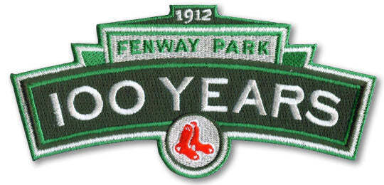 1912 – 2012 Boston Red Sox Fenway Park 100th Years Logo Anniversary Jersey Patch