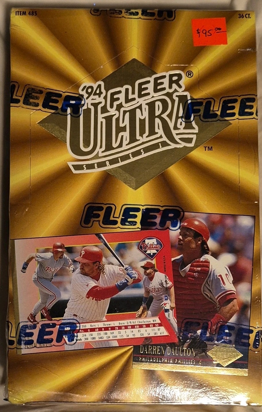 🔥Factory Sealed Box🔥Fleer 1994 Fleer Ultra MLB Baseball 360 Cards!